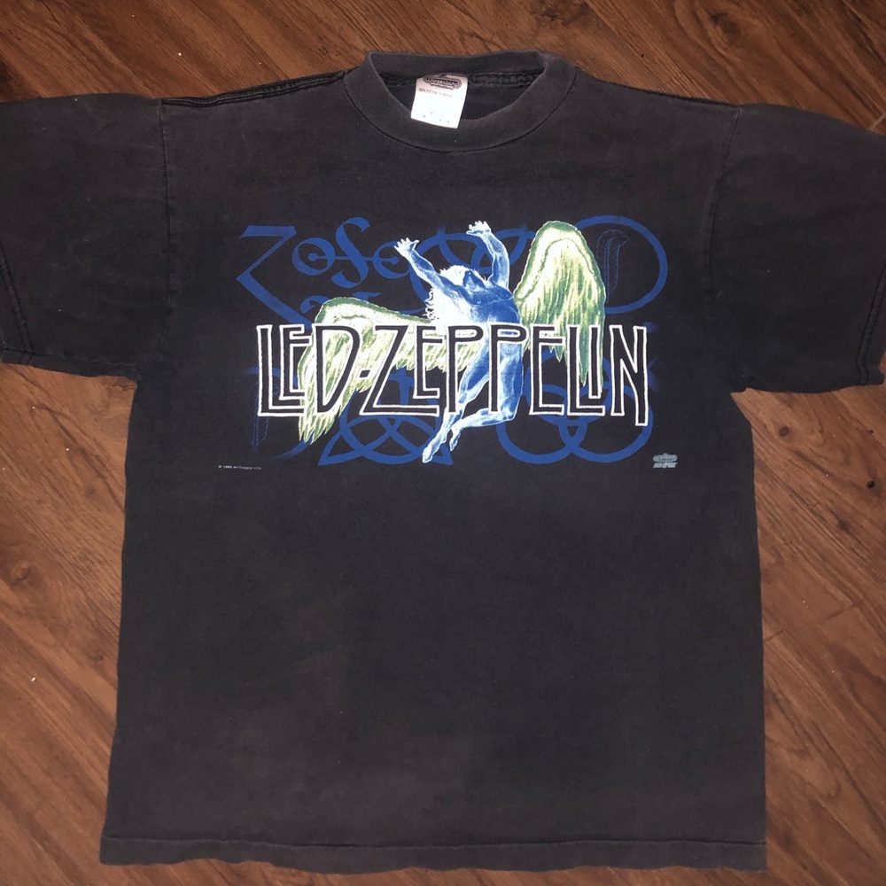 Vintage Led Zeppelin Winterland Rock T-shirt faded